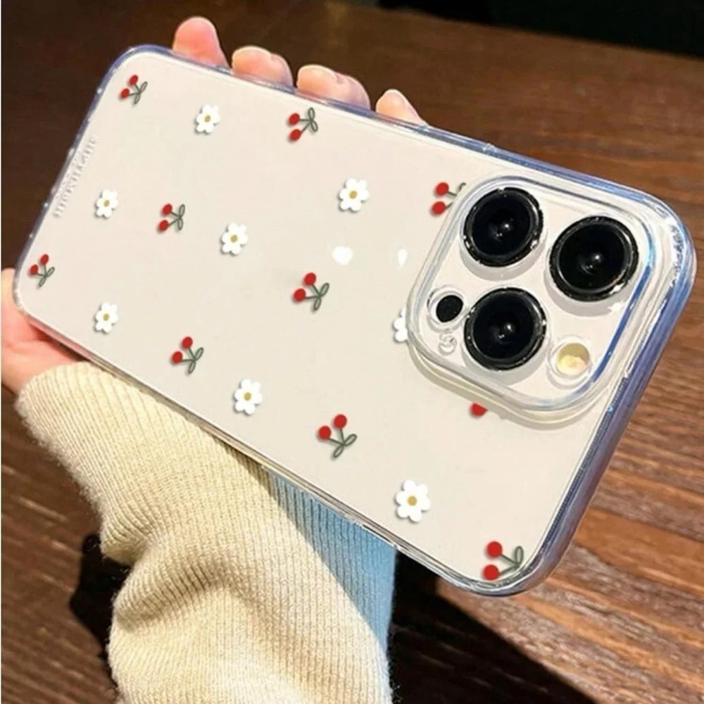 ⚠️Clearance iPhone 15/Pro/Pro Max 1pcs Cherry Phone Case SAU - Picture 3 of 3